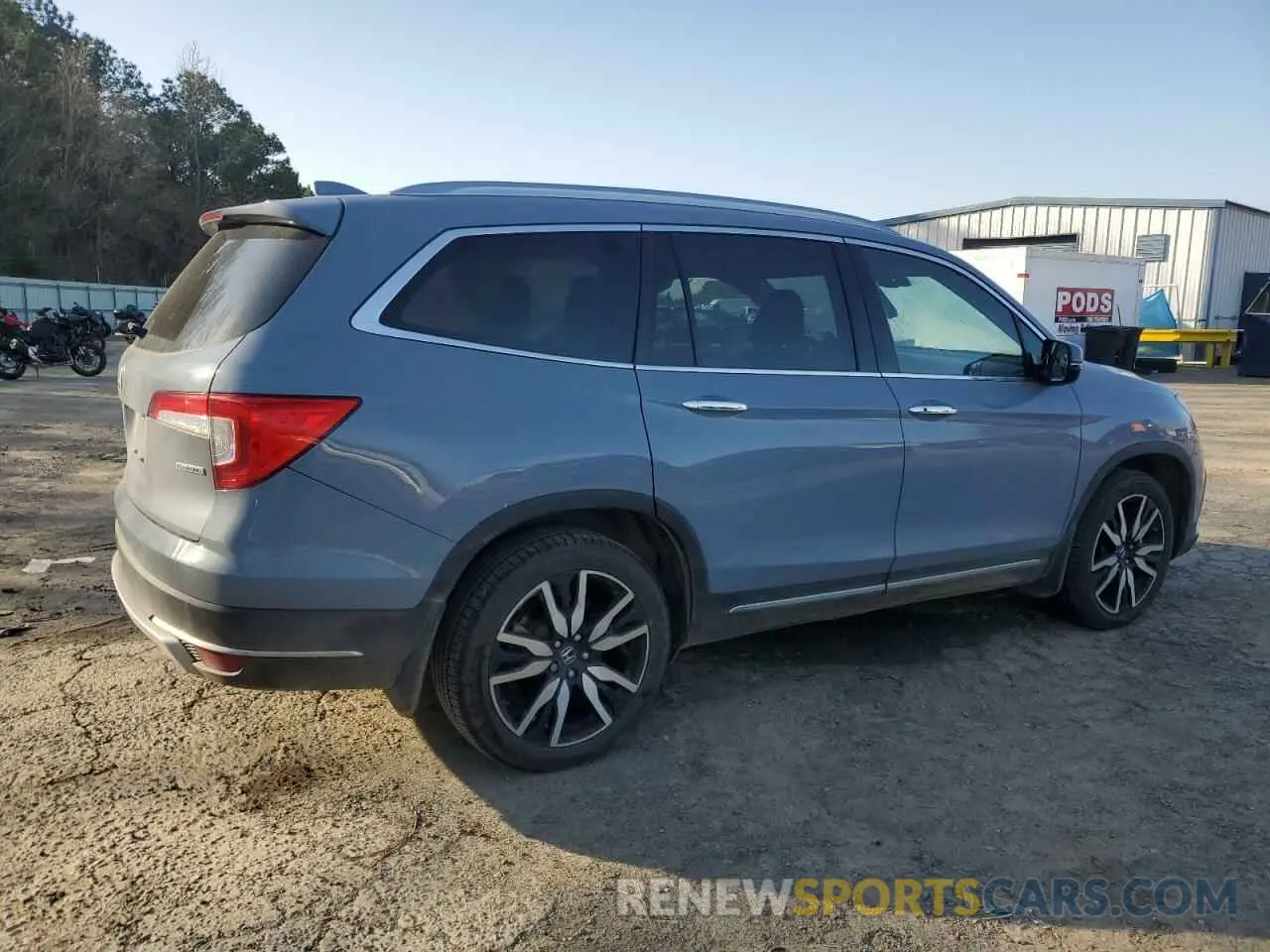 3 fotografías del automóvil dañado 5FNYF5H69NB031537 HONDA PILOT 2022