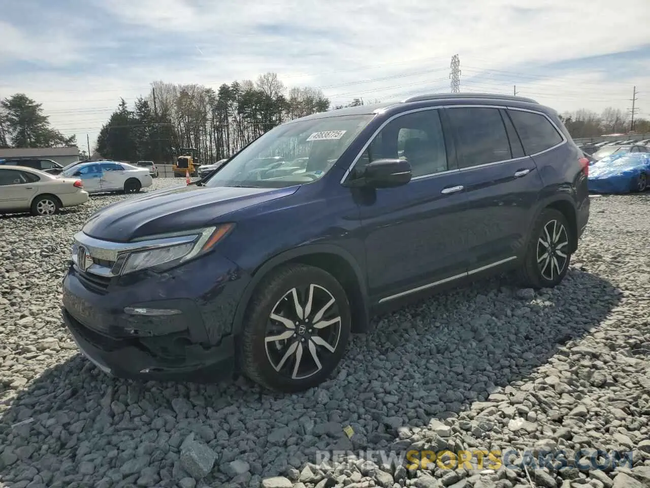 1 fotografías del automóvil dañado 5FNYF5H94NB001839 HONDA PILOT 2022