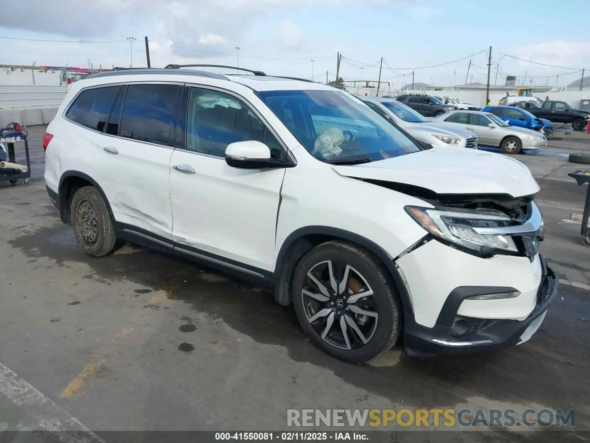 1 fotografías del automóvil dañado 5FNYF6H02NB043594 HONDA PILOT 2022
