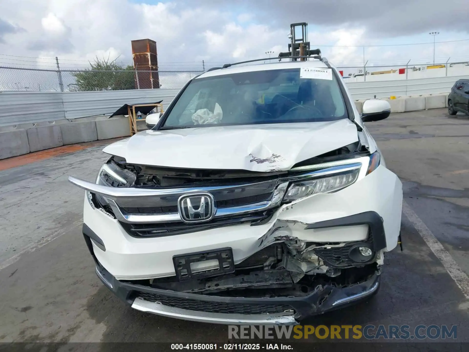 12 fotografías del automóvil dañado 5FNYF6H02NB043594 HONDA PILOT 2022