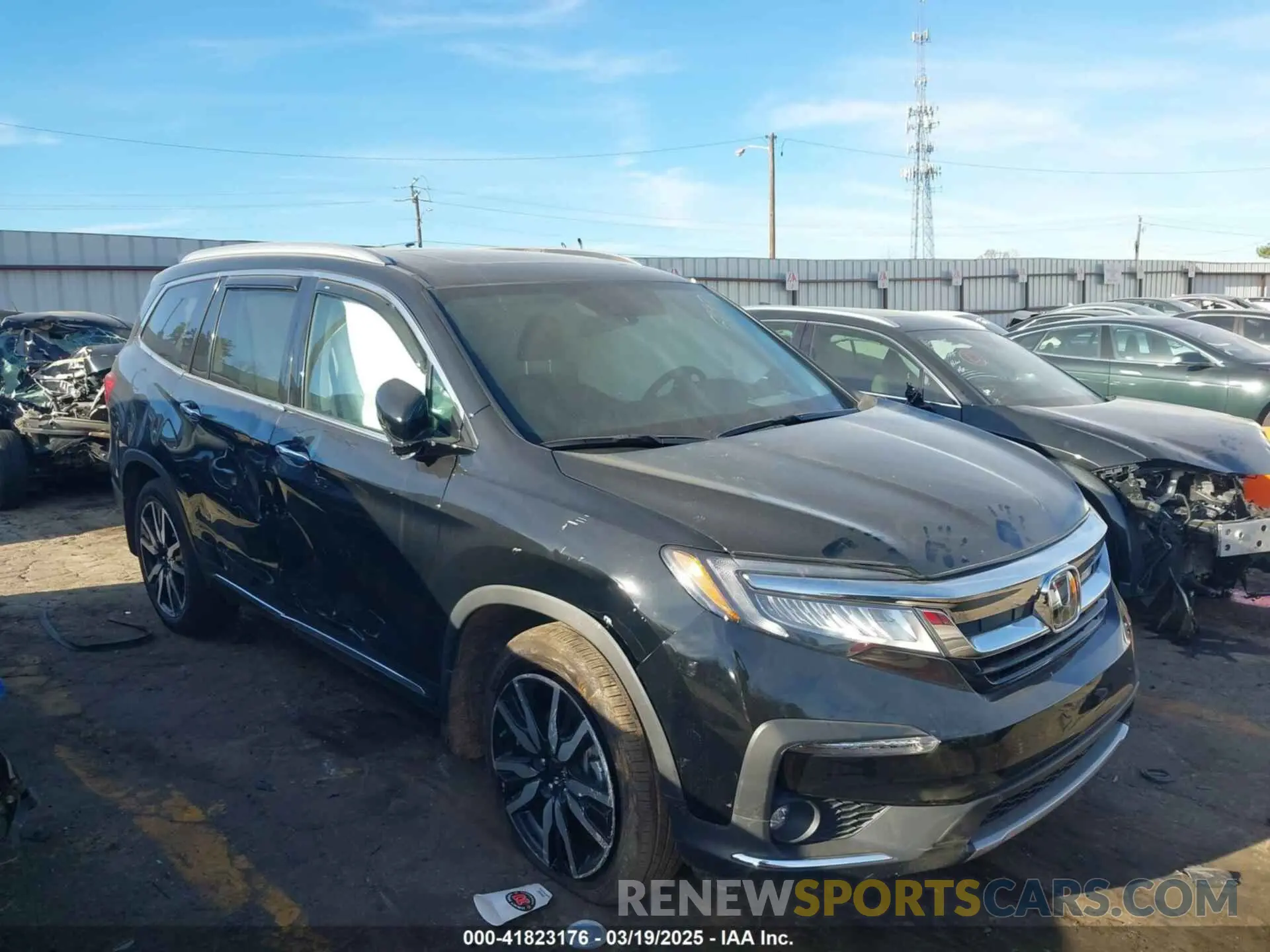 1 fotografías del automóvil dañado 5FNYF6H03NB085997 HONDA PILOT 2022