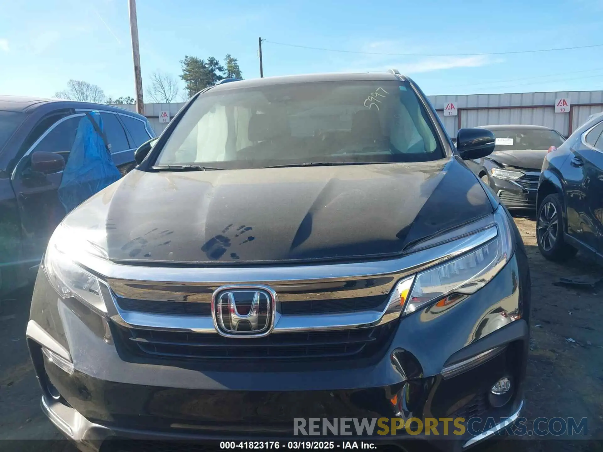 12 fotografías del automóvil dañado 5FNYF6H03NB085997 HONDA PILOT 2022