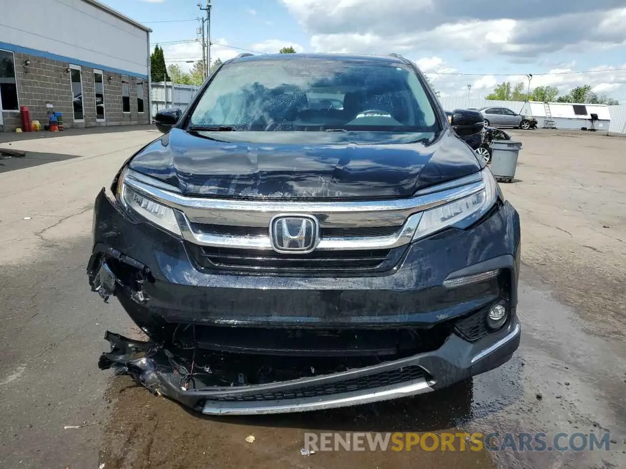 5 fotografías del automóvil dañado 5FNYF6H06NB030069 HONDA PILOT 2022