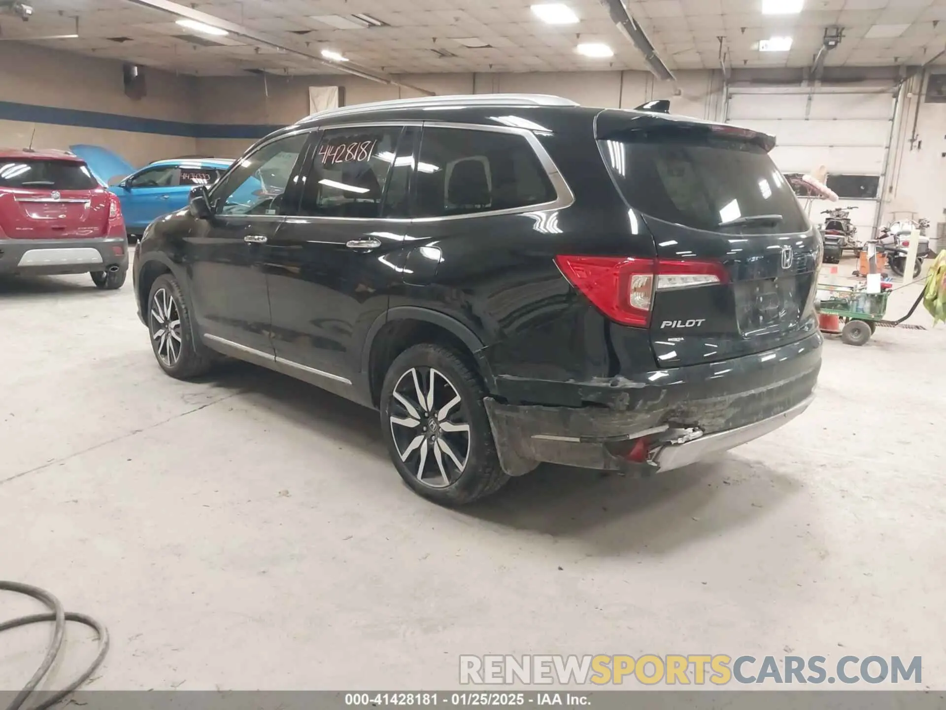 3 fotografías del automóvil dañado 5FNYF6H07NB093519 HONDA PILOT 2022