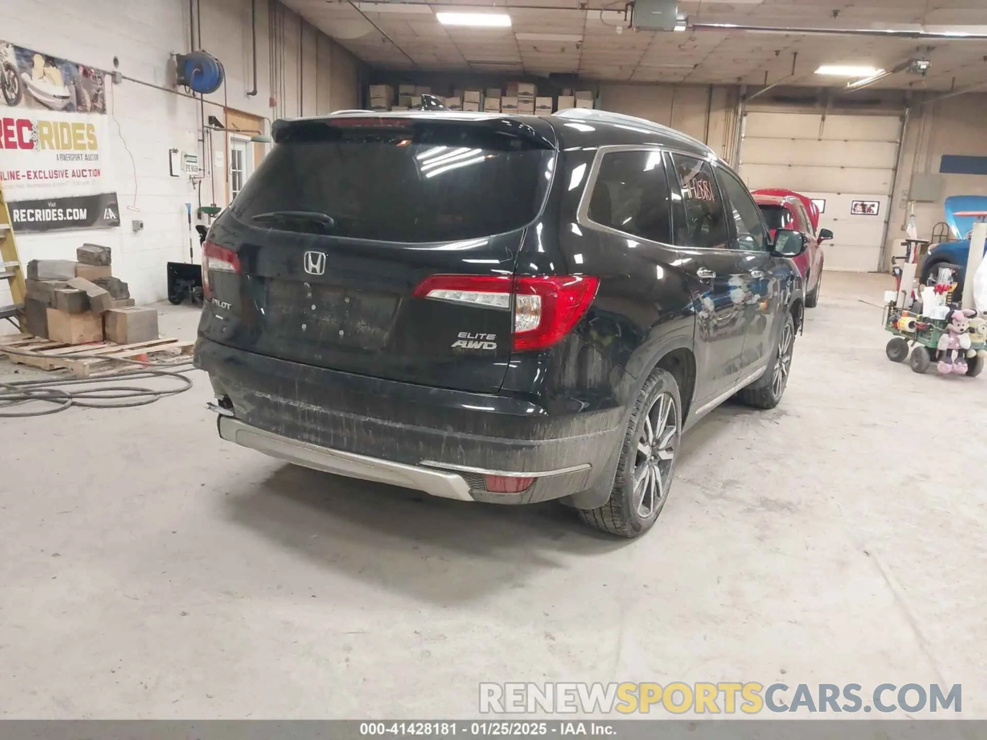 4 fotografías del automóvil dañado 5FNYF6H07NB093519 HONDA PILOT 2022