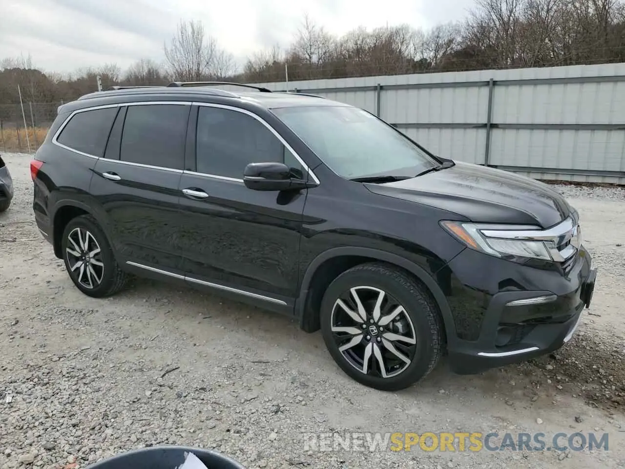 4 fotografías del automóvil dañado 5FNYF6H09NB073210 HONDA PILOT 2022