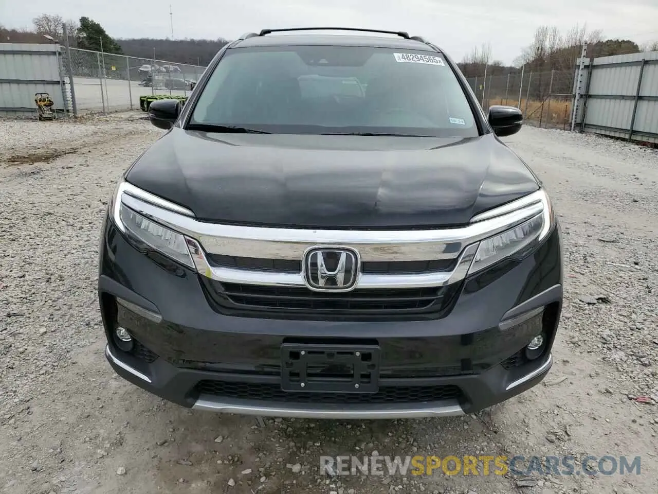 5 fotografías del automóvil dañado 5FNYF6H09NB073210 HONDA PILOT 2022