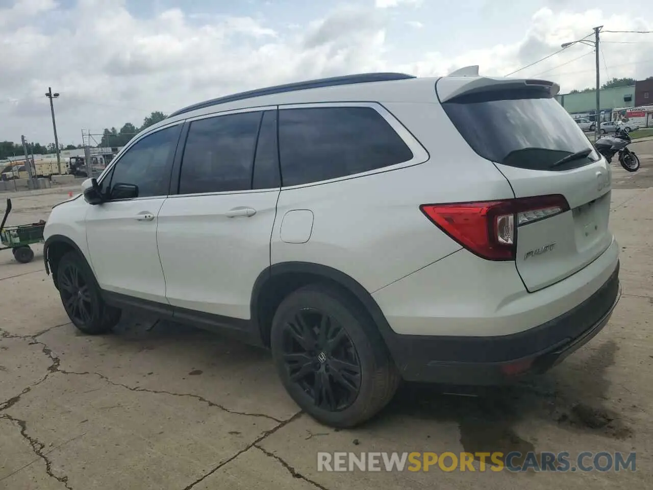 2 fotografías del automóvil dañado 5FNYF6H20NB003323 HONDA PILOT 2022