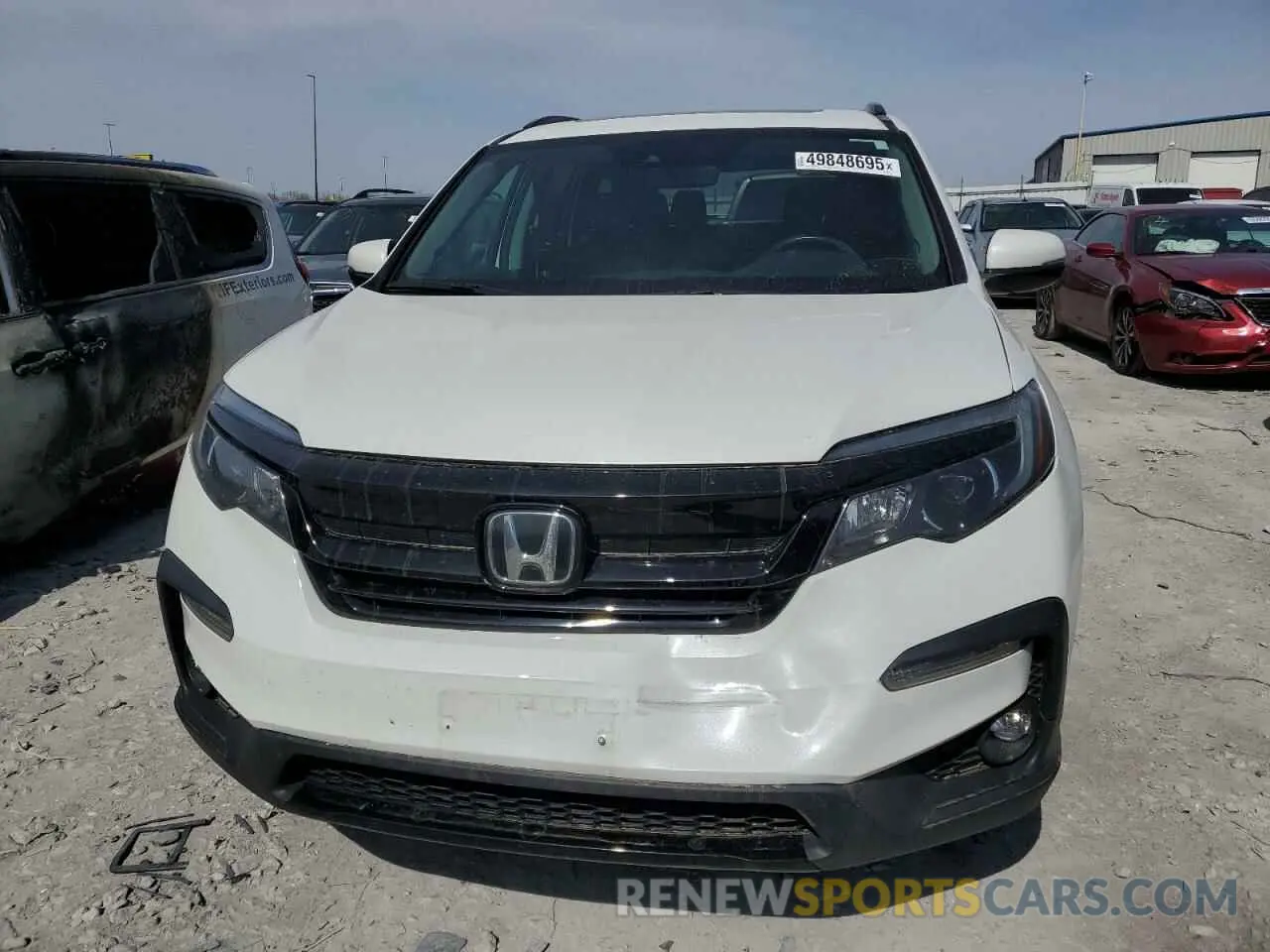5 fotografías del automóvil dañado 5FNYF6H23NB003252 HONDA PILOT 2022