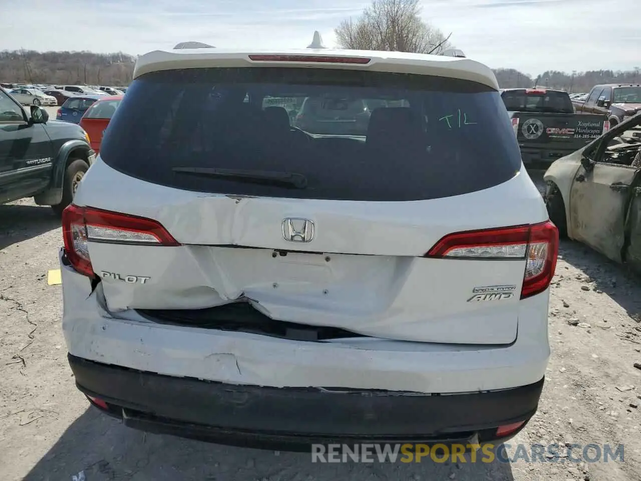 6 fotografías del automóvil dañado 5FNYF6H23NB003252 HONDA PILOT 2022