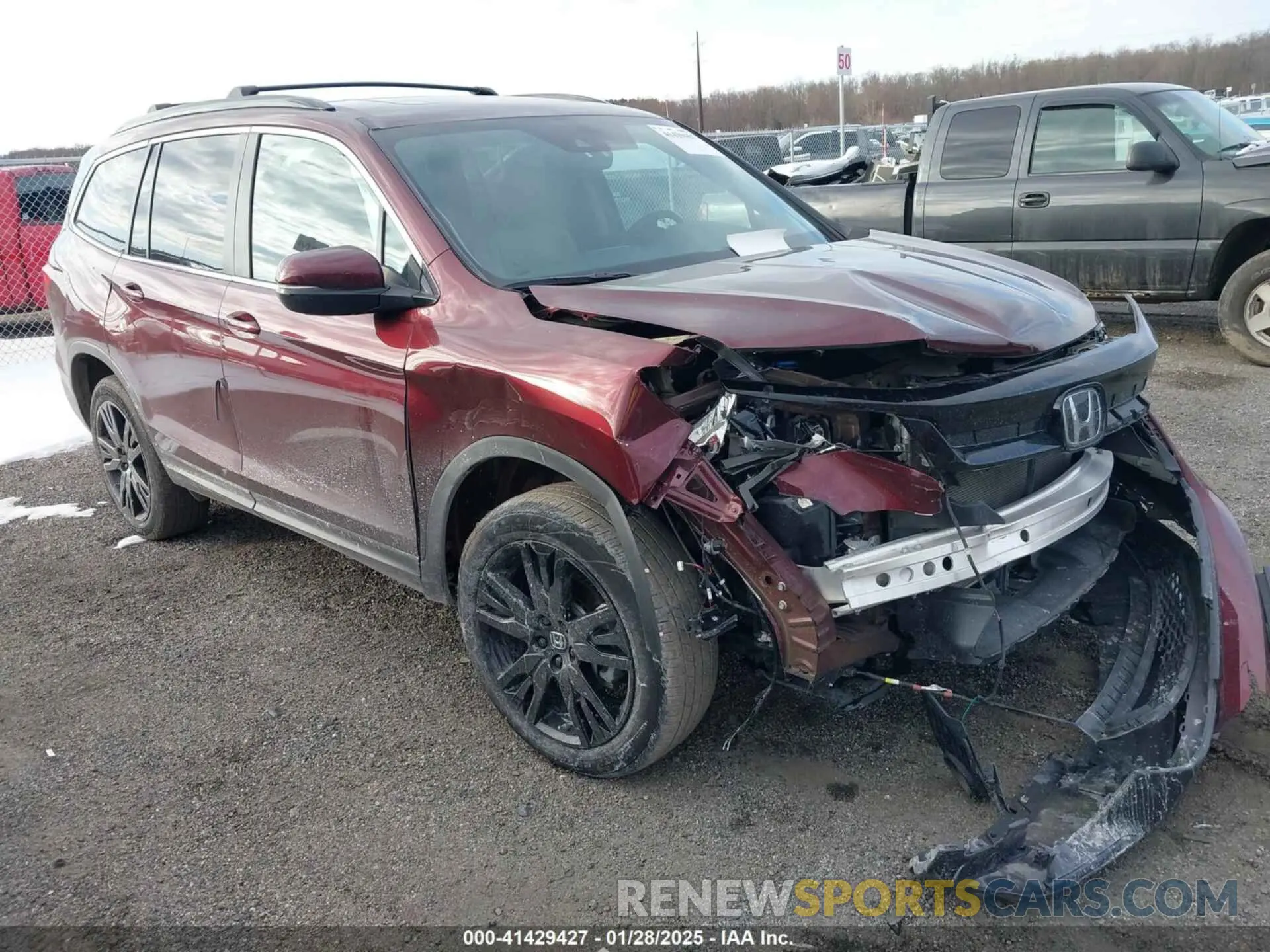 1 fotografías del automóvil dañado 5FNYF6H23NB065945 HONDA PILOT 2022