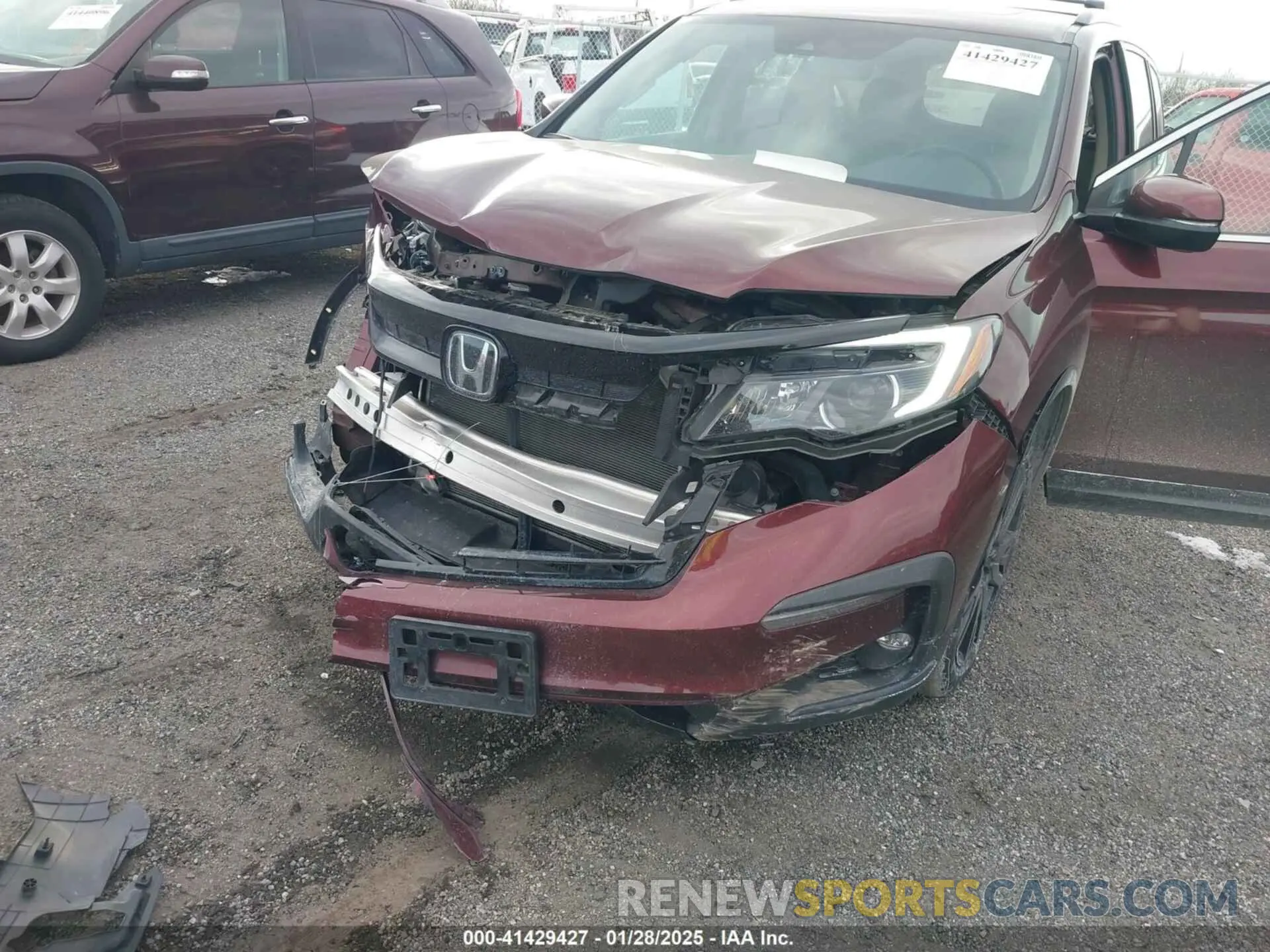 6 fotografías del automóvil dañado 5FNYF6H23NB065945 HONDA PILOT 2022