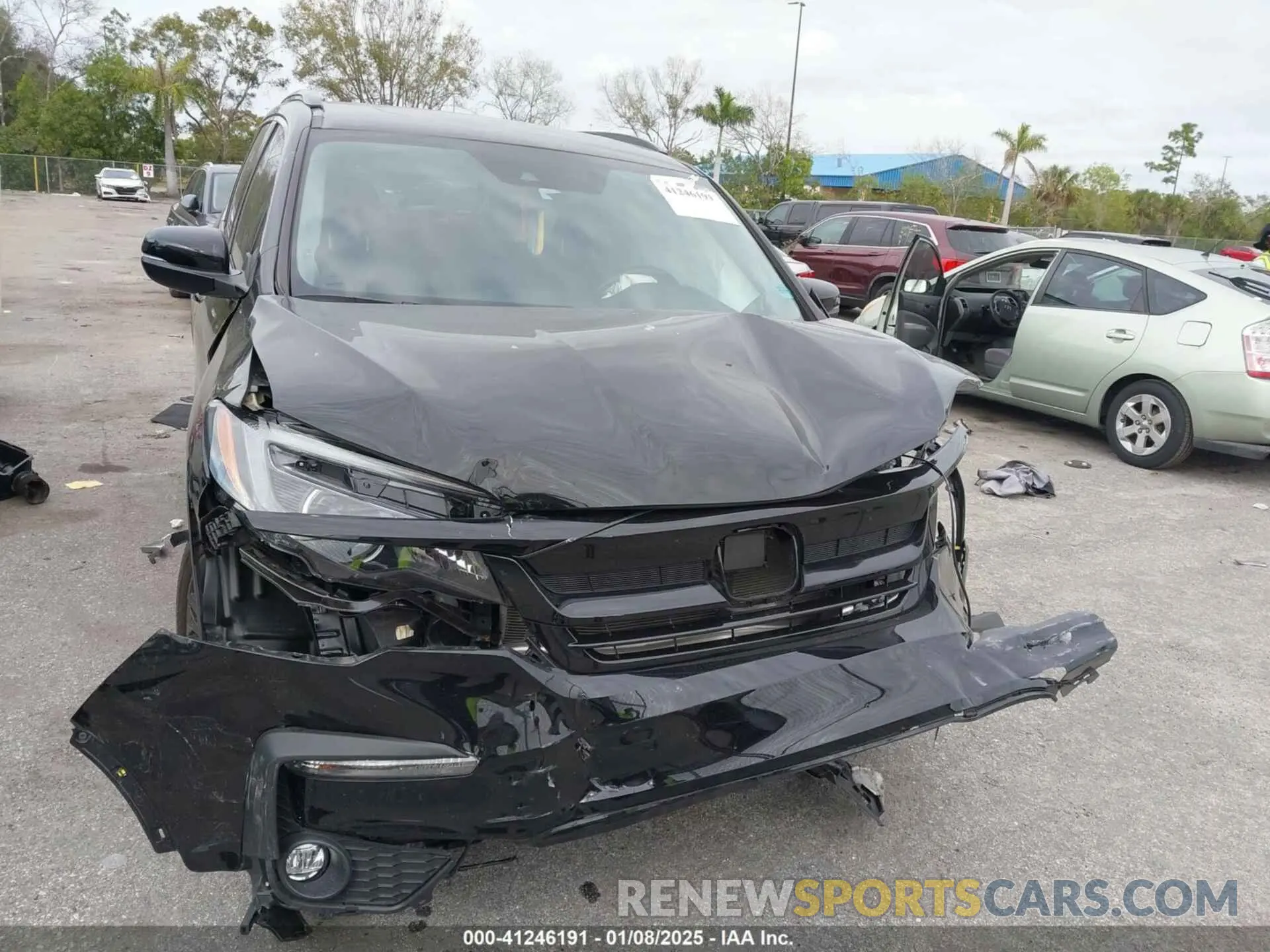 12 fotografías del automóvil dañado 5FNYF6H24NB098940 HONDA PILOT 2022