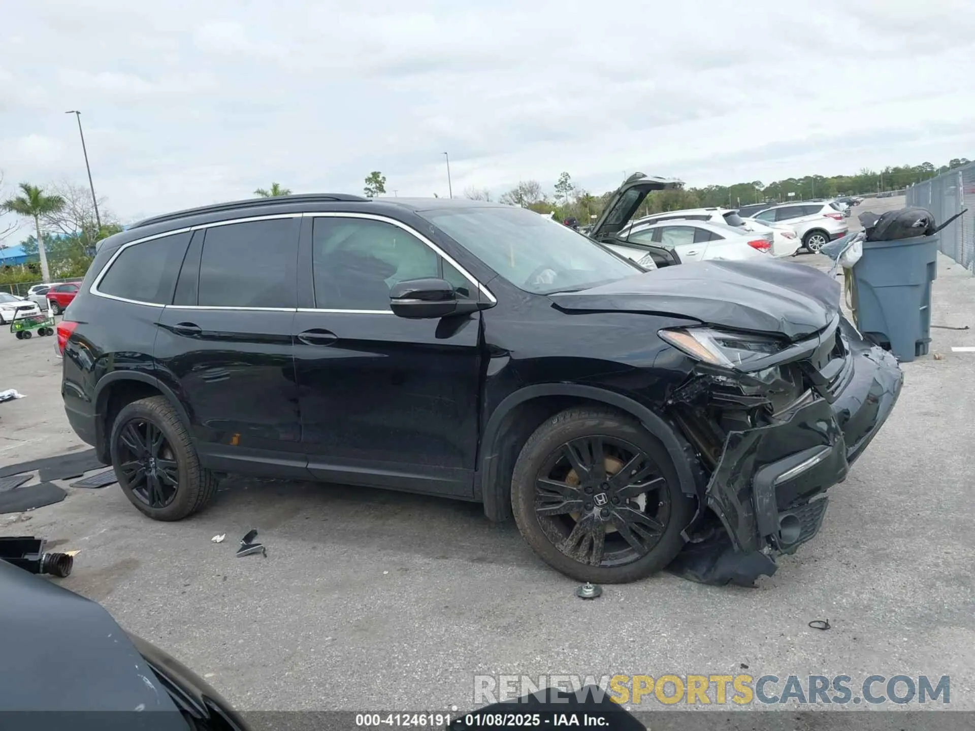 13 fotografías del automóvil dañado 5FNYF6H24NB098940 HONDA PILOT 2022