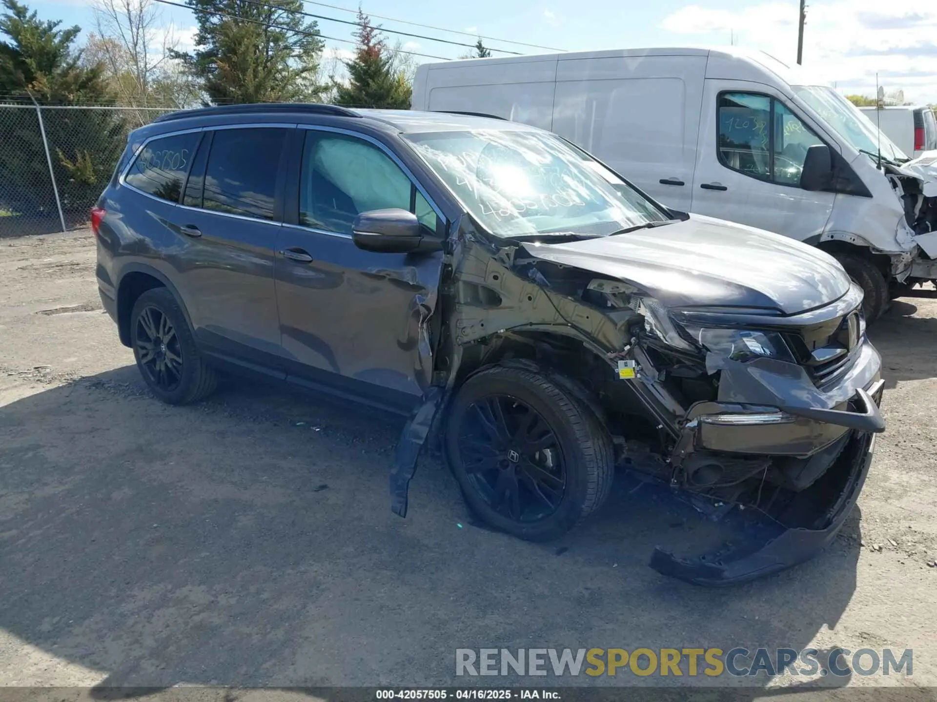 1 fotografías del automóvil dañado 5FNYF6H25NB096680 HONDA PILOT 2022