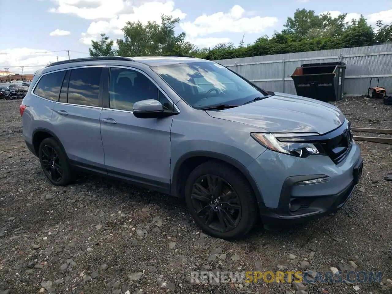 4 fotografías del automóvil dañado 5FNYF6H26NB079550 HONDA PILOT 2022