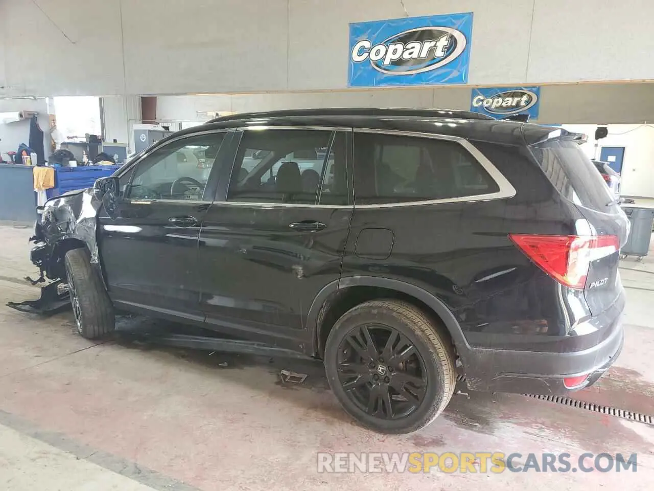 2 fotografías del automóvil dañado 5FNYF6H26NB094534 HONDA PILOT 2022