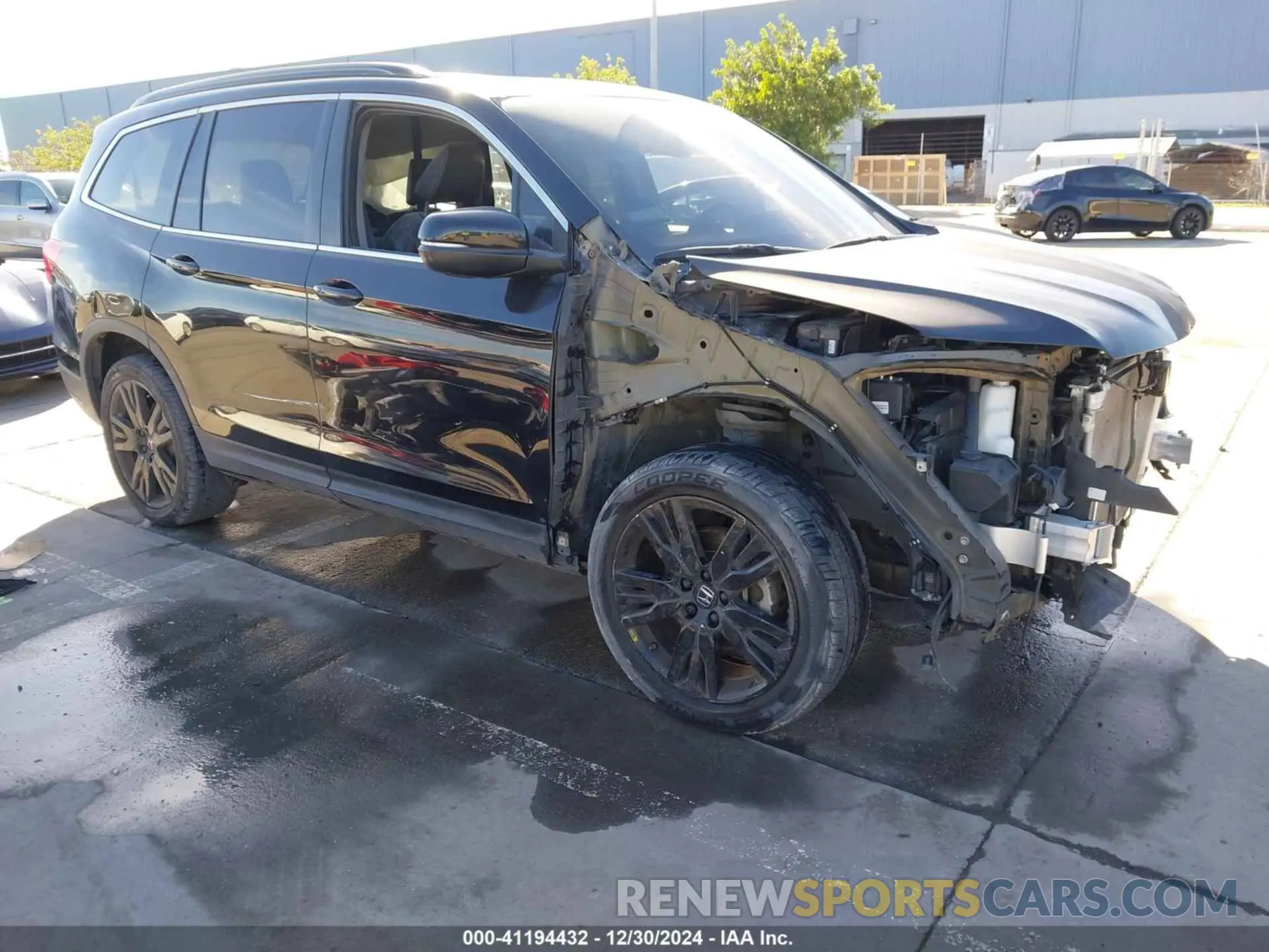 1 fotografías del automóvil dañado 5FNYF6H26NB102339 HONDA PILOT 2022