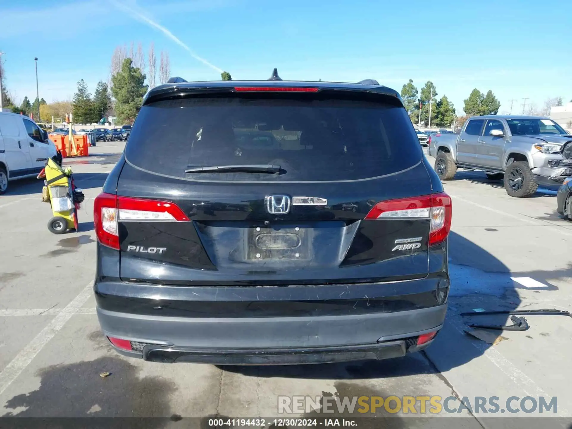 17 fotografías del automóvil dañado 5FNYF6H26NB102339 HONDA PILOT 2022
