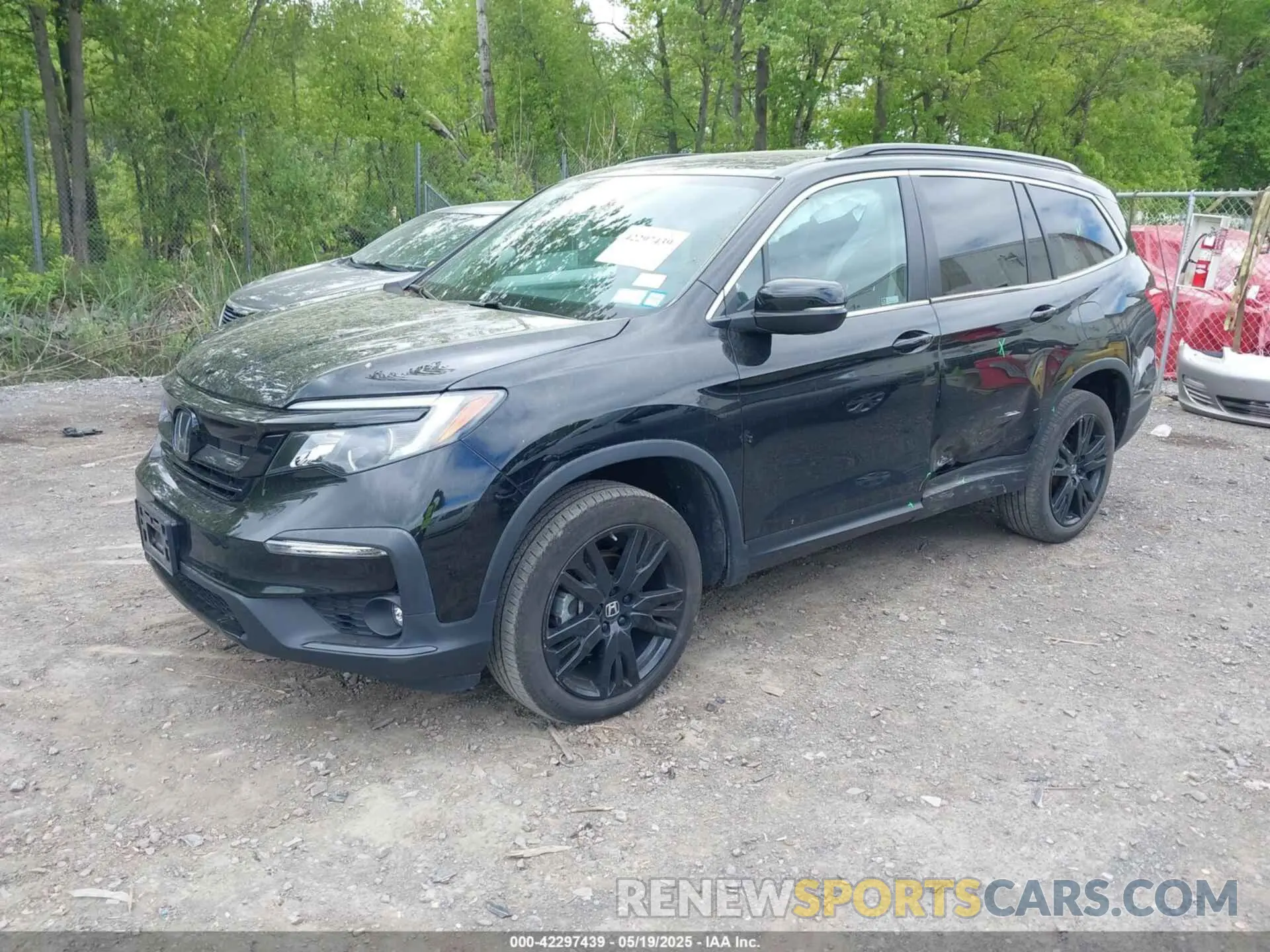 2 fotografías del automóvil dañado 5FNYF6H27NB005196 HONDA PILOT 2022