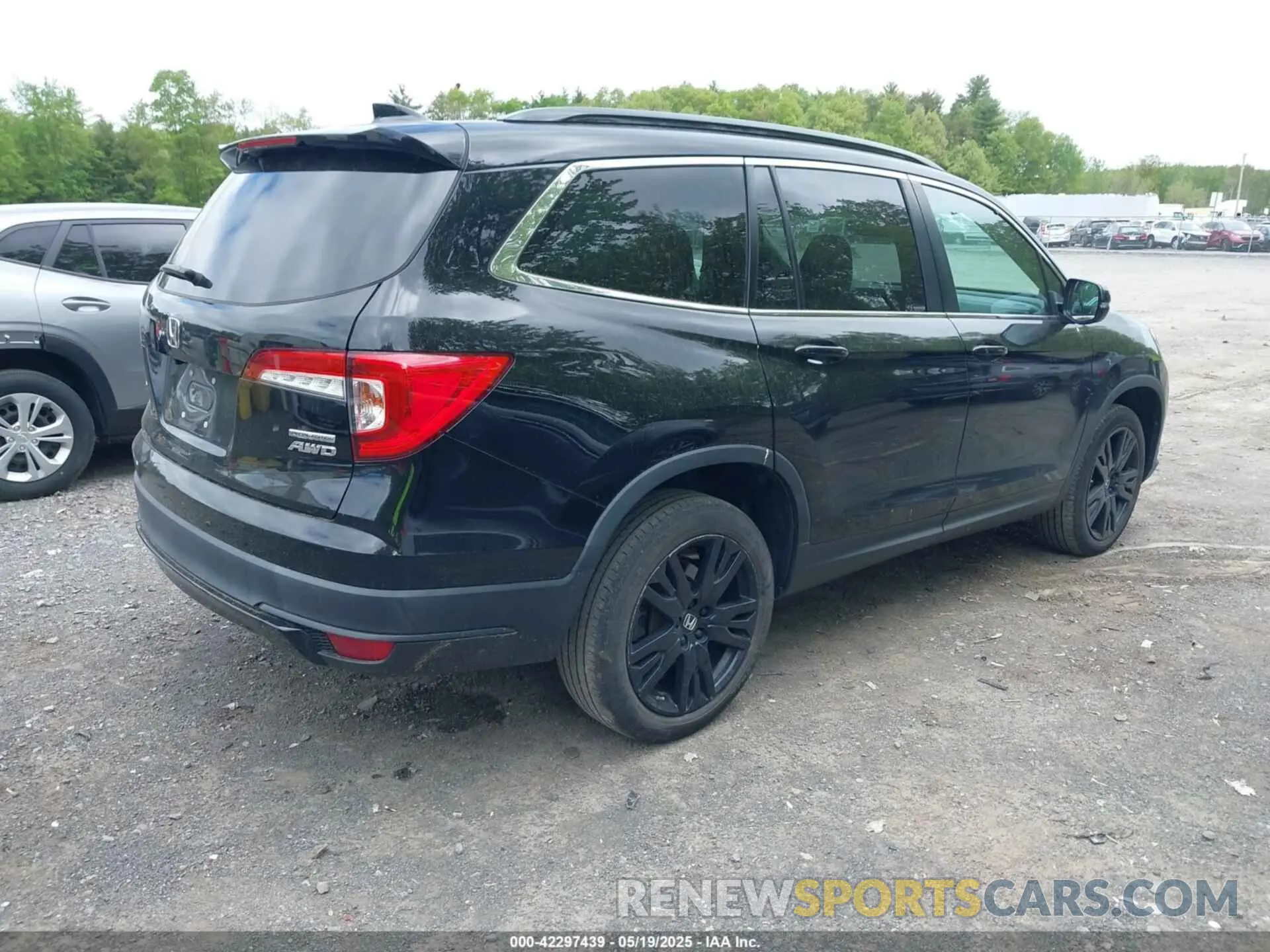 4 fotografías del automóvil dañado 5FNYF6H27NB005196 HONDA PILOT 2022