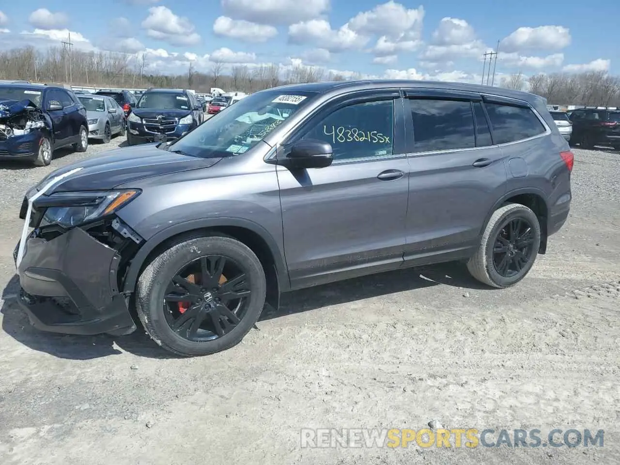 1 fotografías del automóvil dañado 5FNYF6H27NB091268 HONDA PILOT 2022