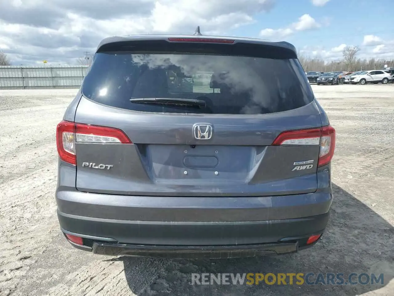 6 fotografías del automóvil dañado 5FNYF6H27NB091268 HONDA PILOT 2022