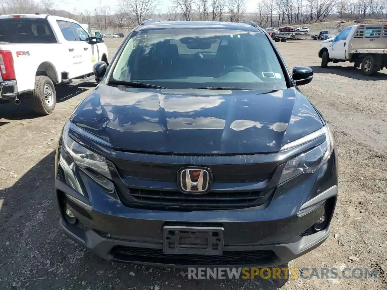 5 fotografías del automóvil dañado 5FNYF6H28NB036294 HONDA PILOT 2022