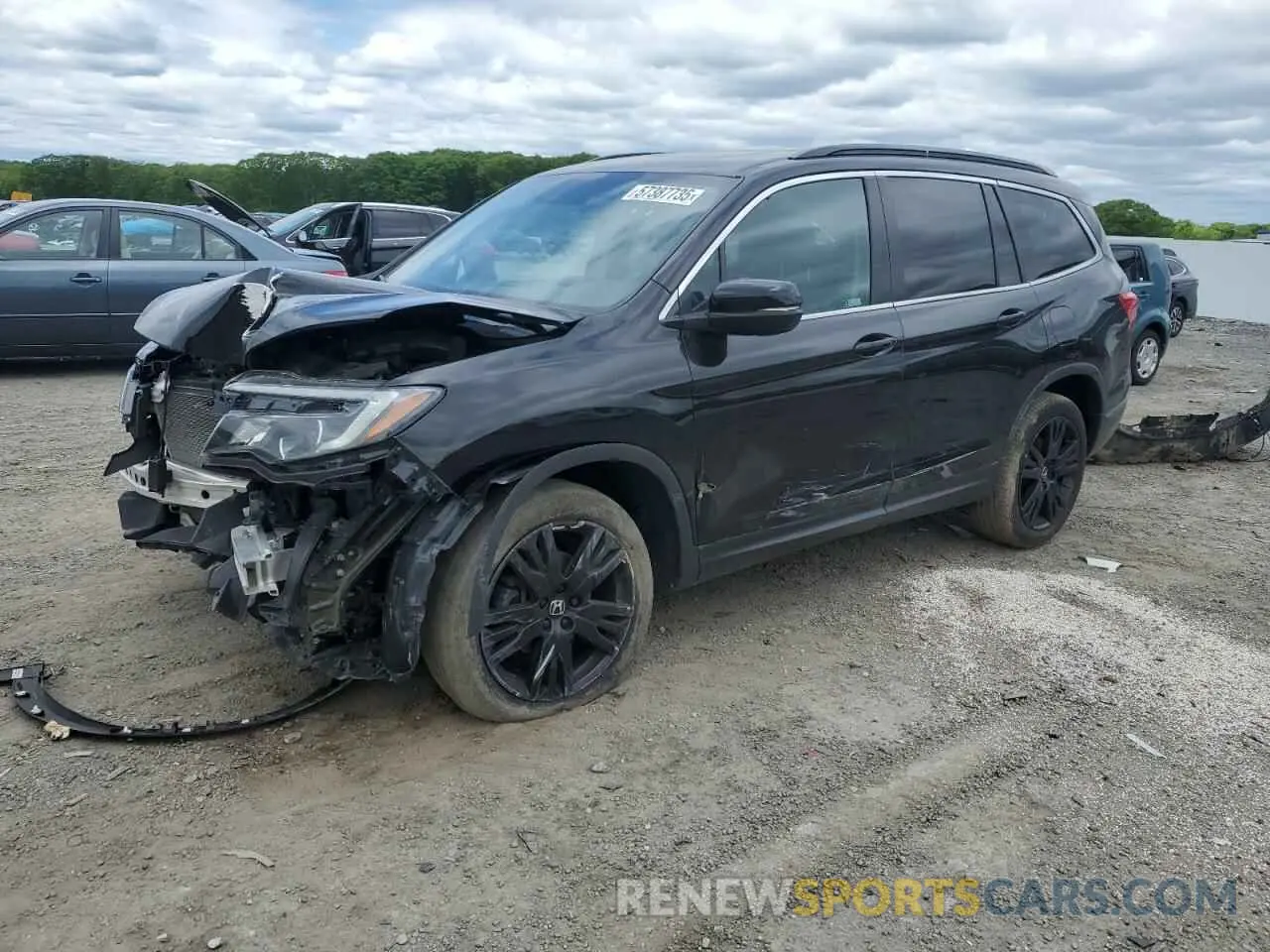1 fotografías del automóvil dañado 5FNYF6H28NB075113 HONDA PILOT 2022
