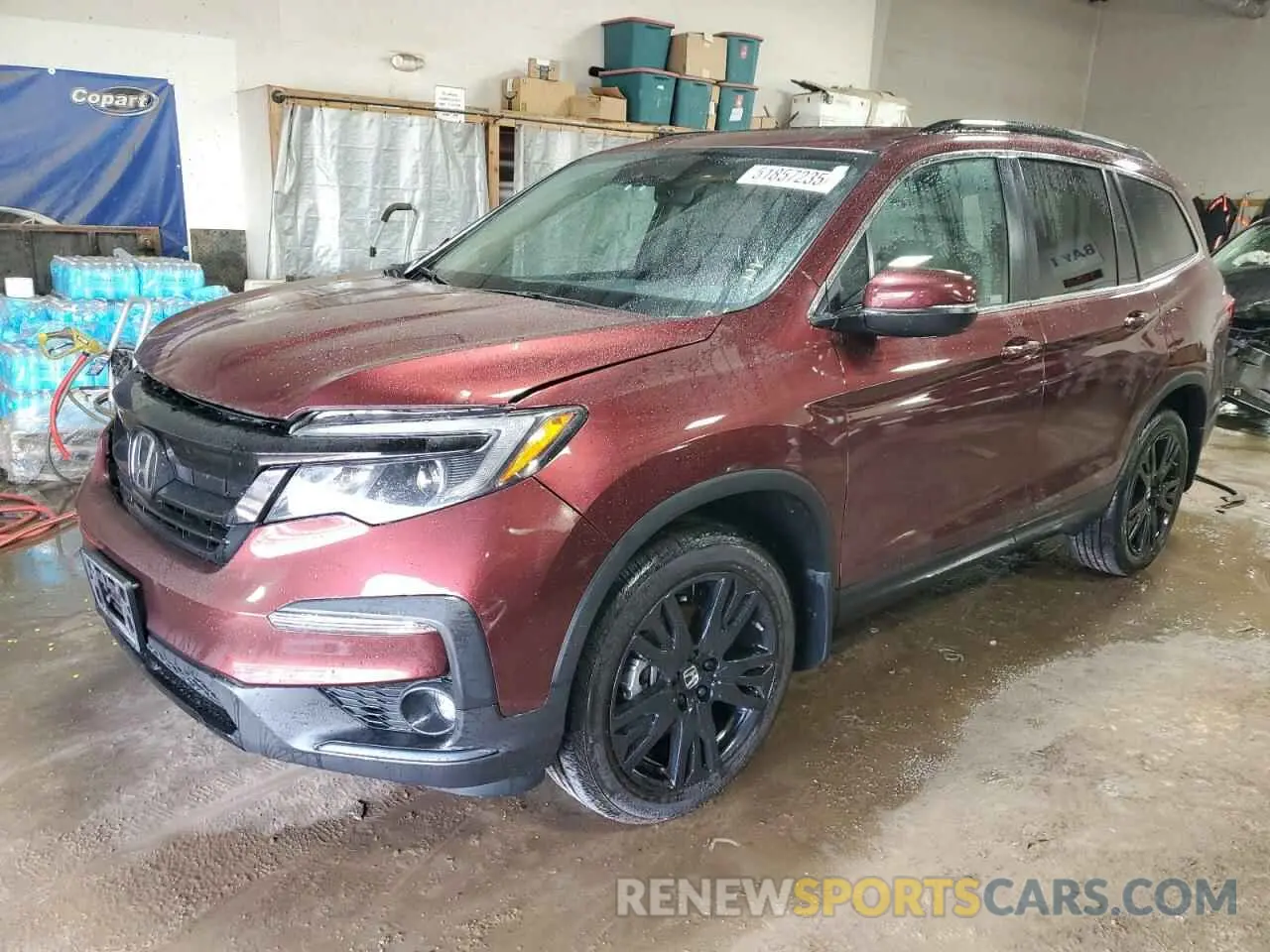 1 fotografías del automóvil dañado 5FNYF6H29NB089635 HONDA PILOT 2022