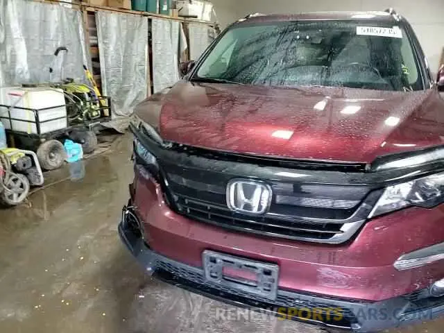 14 fotografías del automóvil dañado 5FNYF6H29NB089635 HONDA PILOT 2022