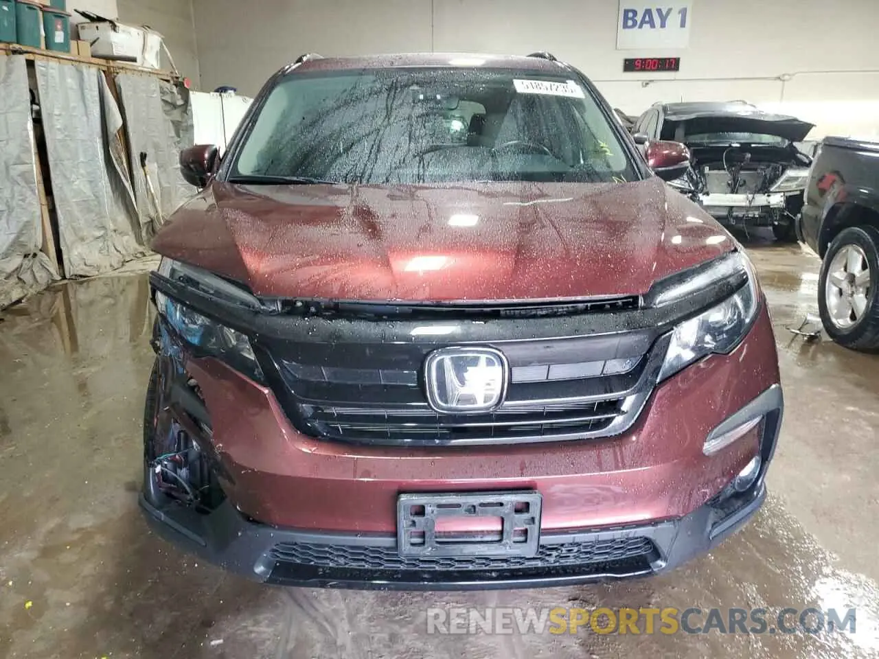 5 fotografías del automóvil dañado 5FNYF6H29NB089635 HONDA PILOT 2022
