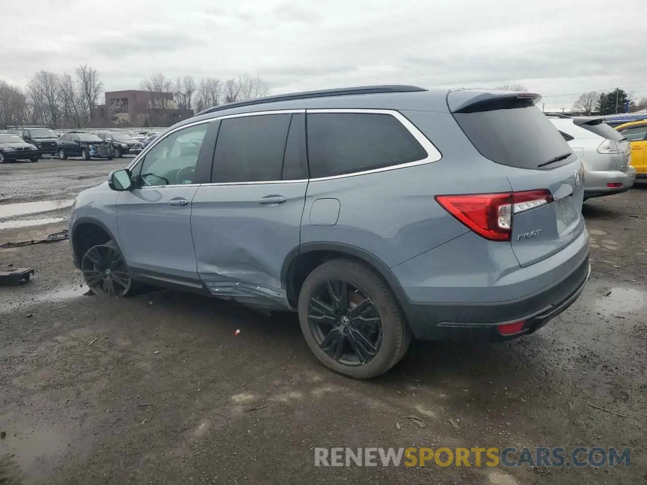 2 fotografías del automóvil dañado 5FNYF6H2XNB105339 HONDA PILOT 2022