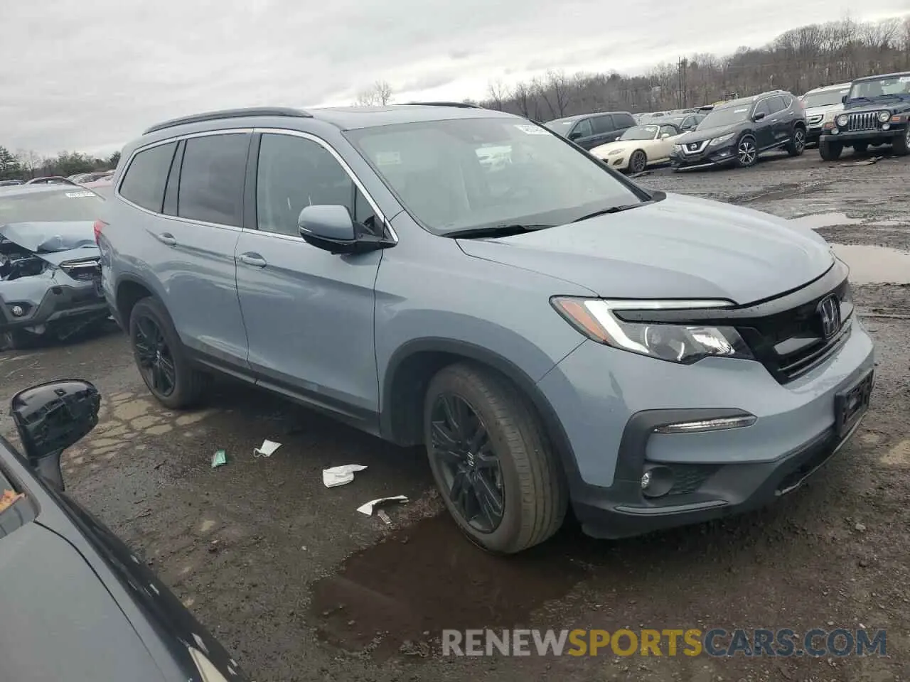 4 fotografías del automóvil dañado 5FNYF6H2XNB105339 HONDA PILOT 2022