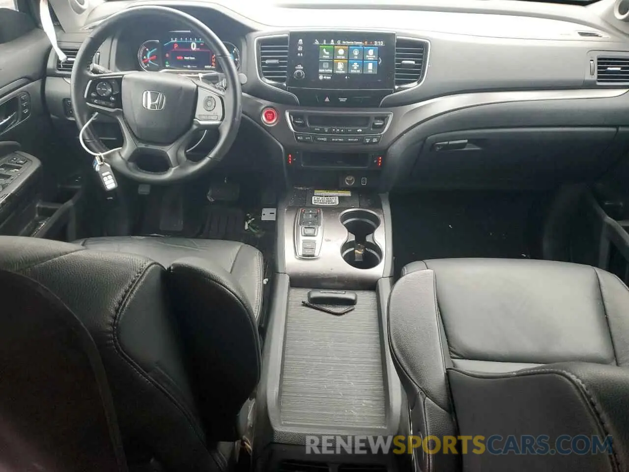 8 fotografías del automóvil dañado 5FNYF6H2XNB105339 HONDA PILOT 2022