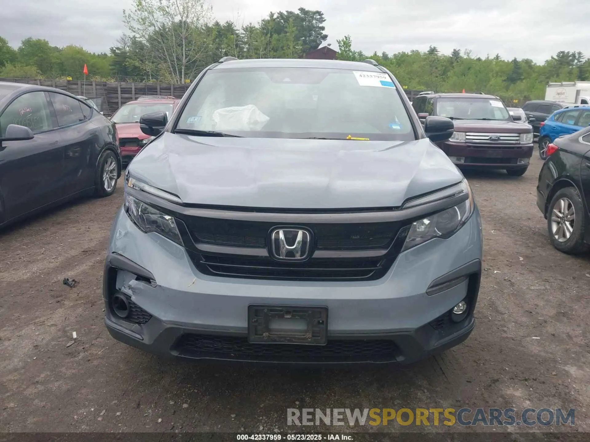 12 fotografías del automóvil dañado 5FNYF6H31NB038980 HONDA PILOT 2022