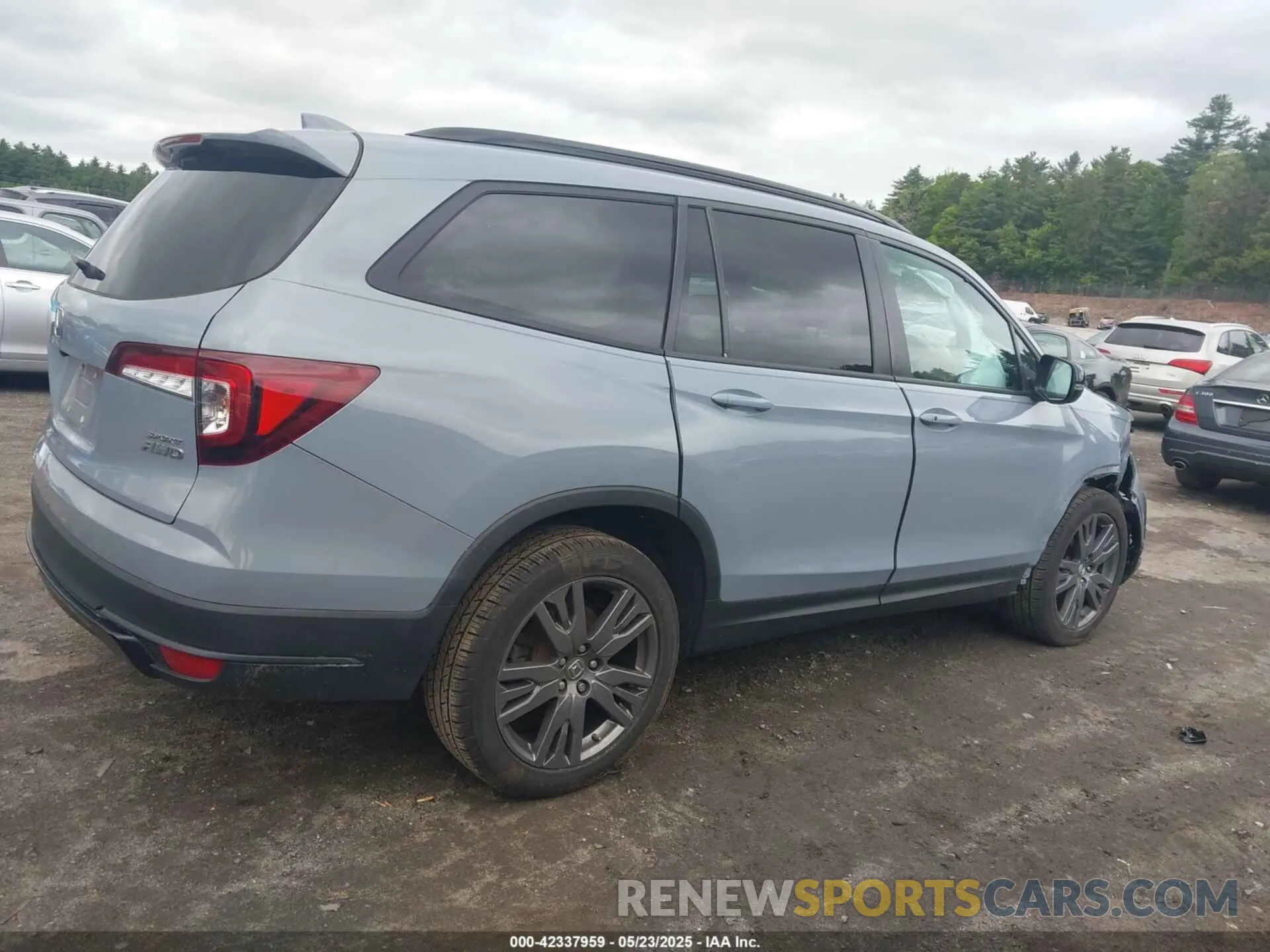 13 fotografías del automóvil dañado 5FNYF6H31NB038980 HONDA PILOT 2022