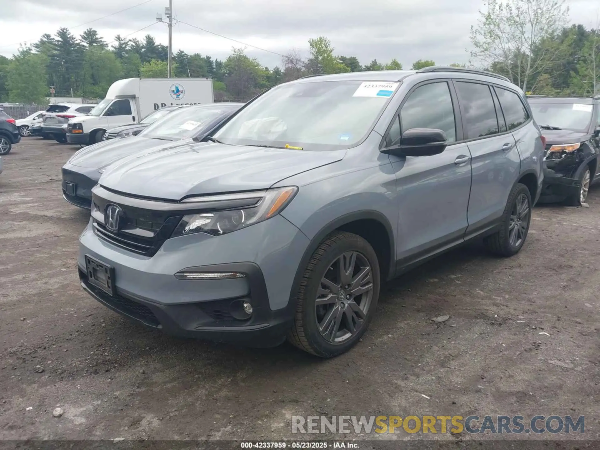 2 fotografías del automóvil dañado 5FNYF6H31NB038980 HONDA PILOT 2022