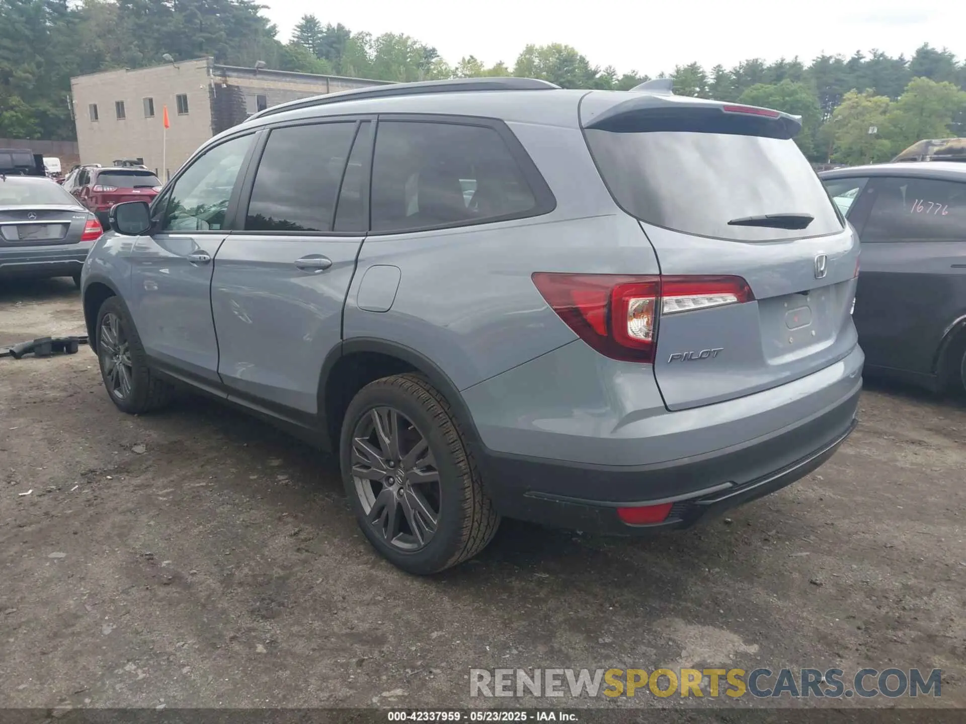 3 fotografías del automóvil dañado 5FNYF6H31NB038980 HONDA PILOT 2022