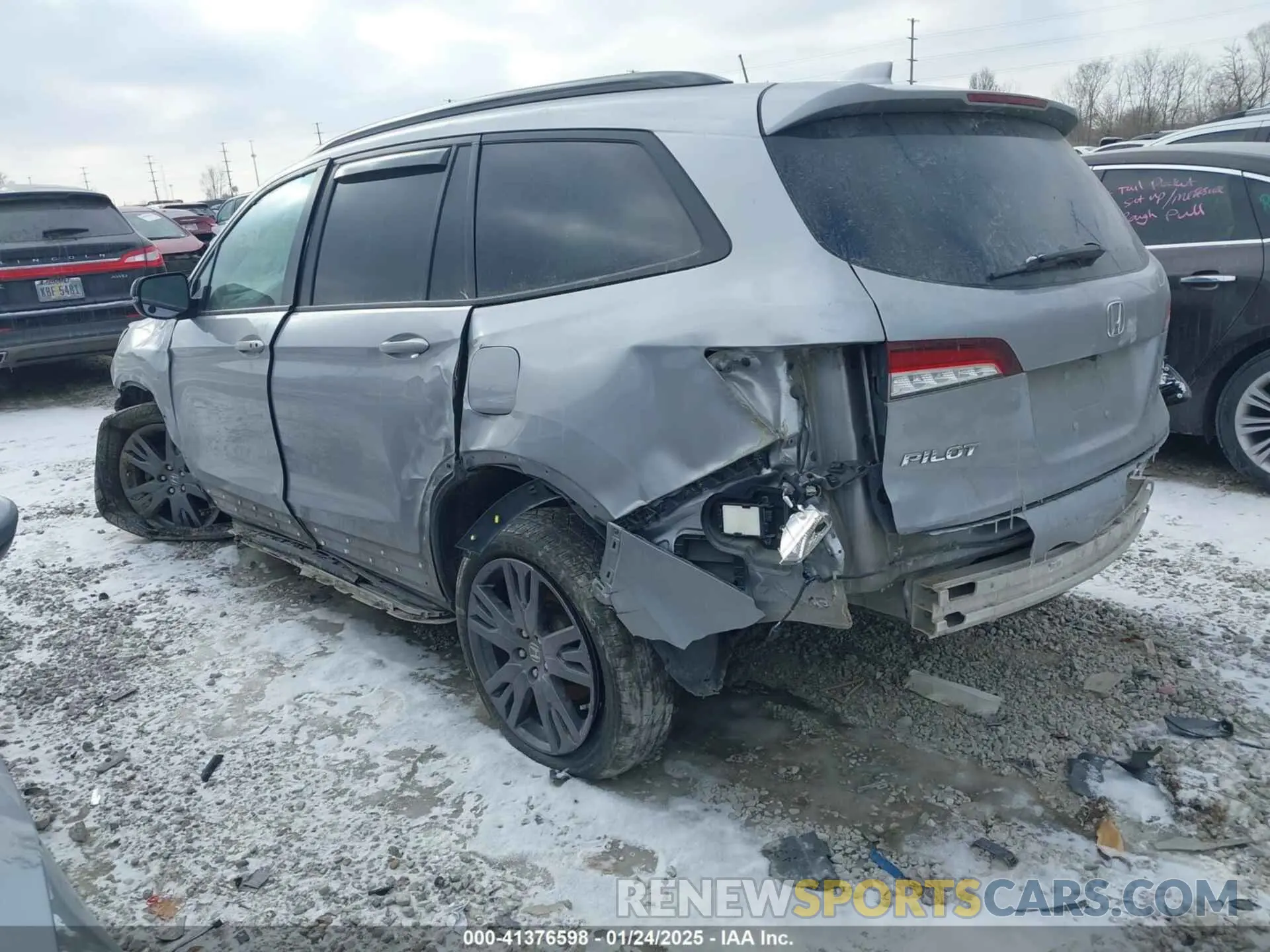 3 fotografías del automóvil dañado 5FNYF6H32NB067016 HONDA PILOT 2022