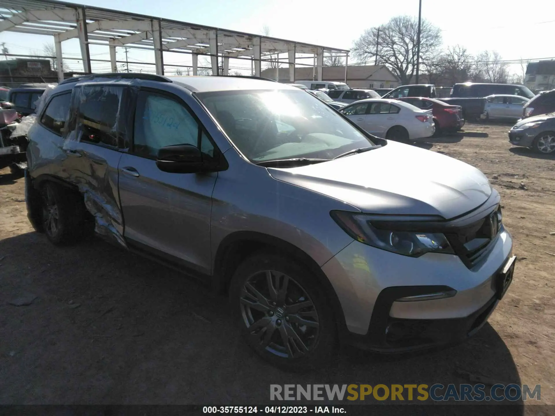 1 fotografías del automóvil dañado 5FNYF6H33NB080275 HONDA PILOT 2022