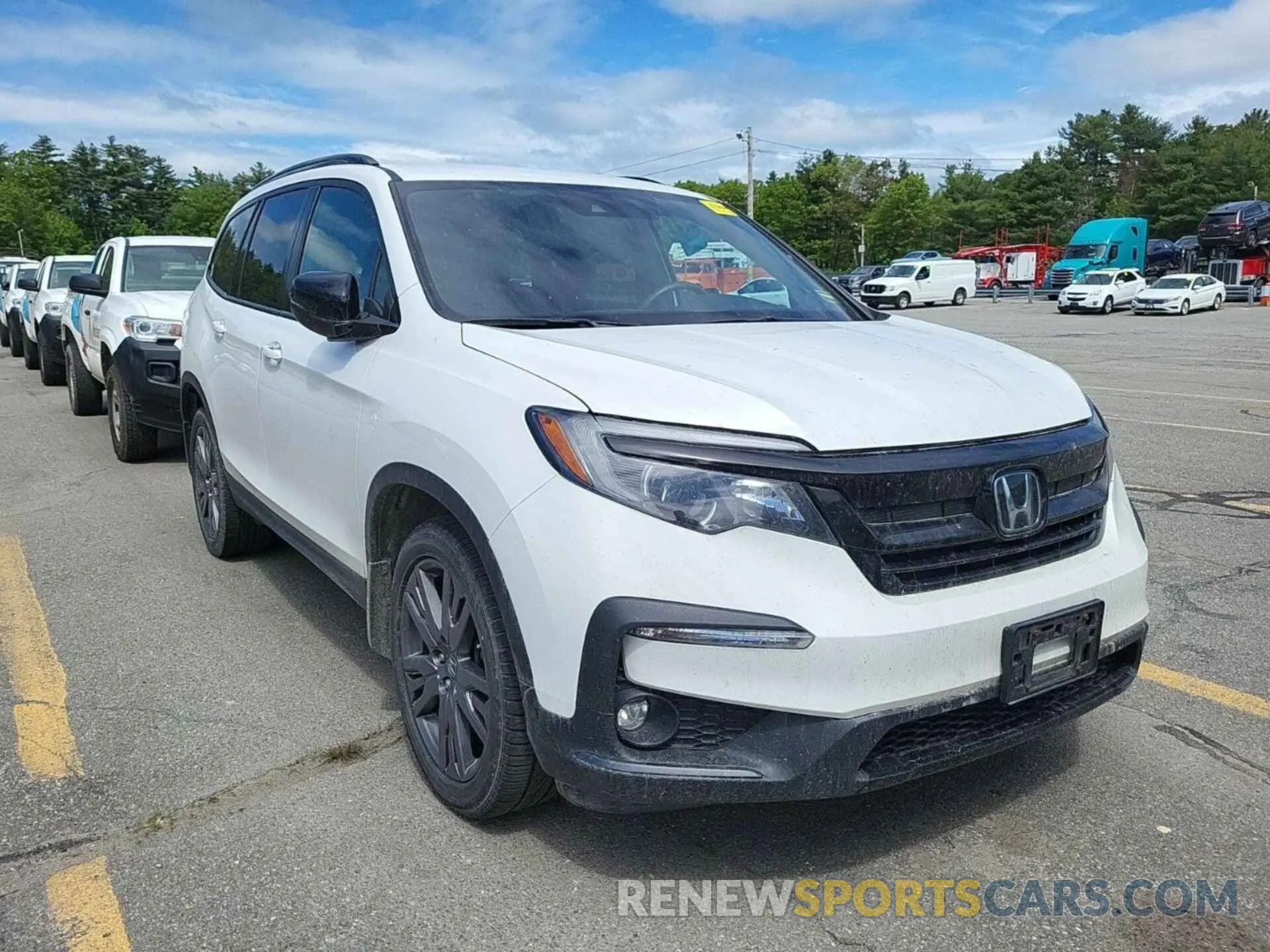 11 fotografías del automóvil dañado 5FNYF6H38NB082894 HONDA PILOT 2022