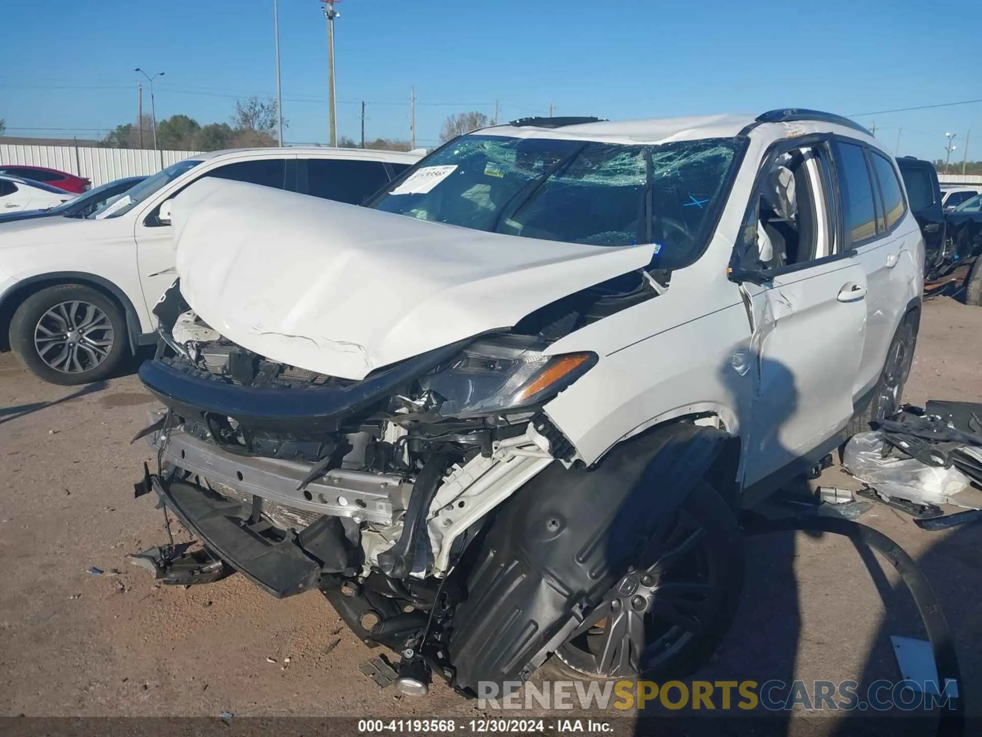 2 fotografías del automóvil dañado 5FNYF6H38NB099307 HONDA PILOT 2022