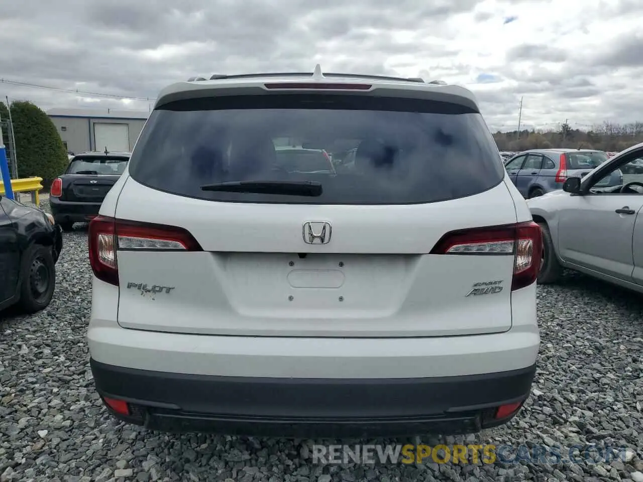 6 fotografías del automóvil dañado 5FNYF6H3XNB067538 HONDA PILOT 2022
