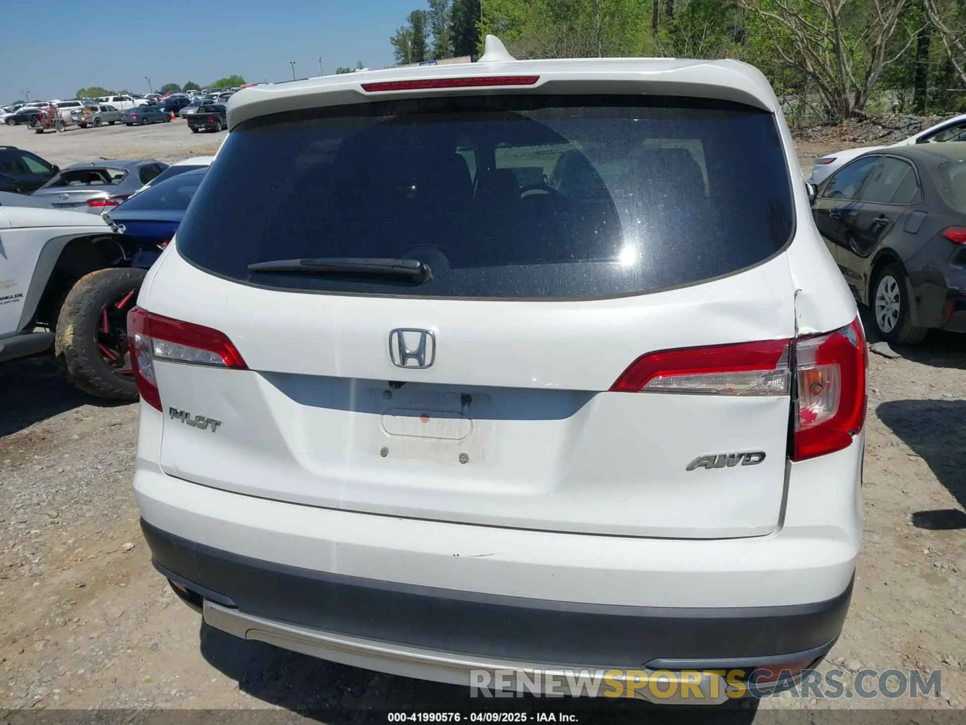 16 fotografías del automóvil dañado 5FNYF6H51NB014258 HONDA PILOT 2022