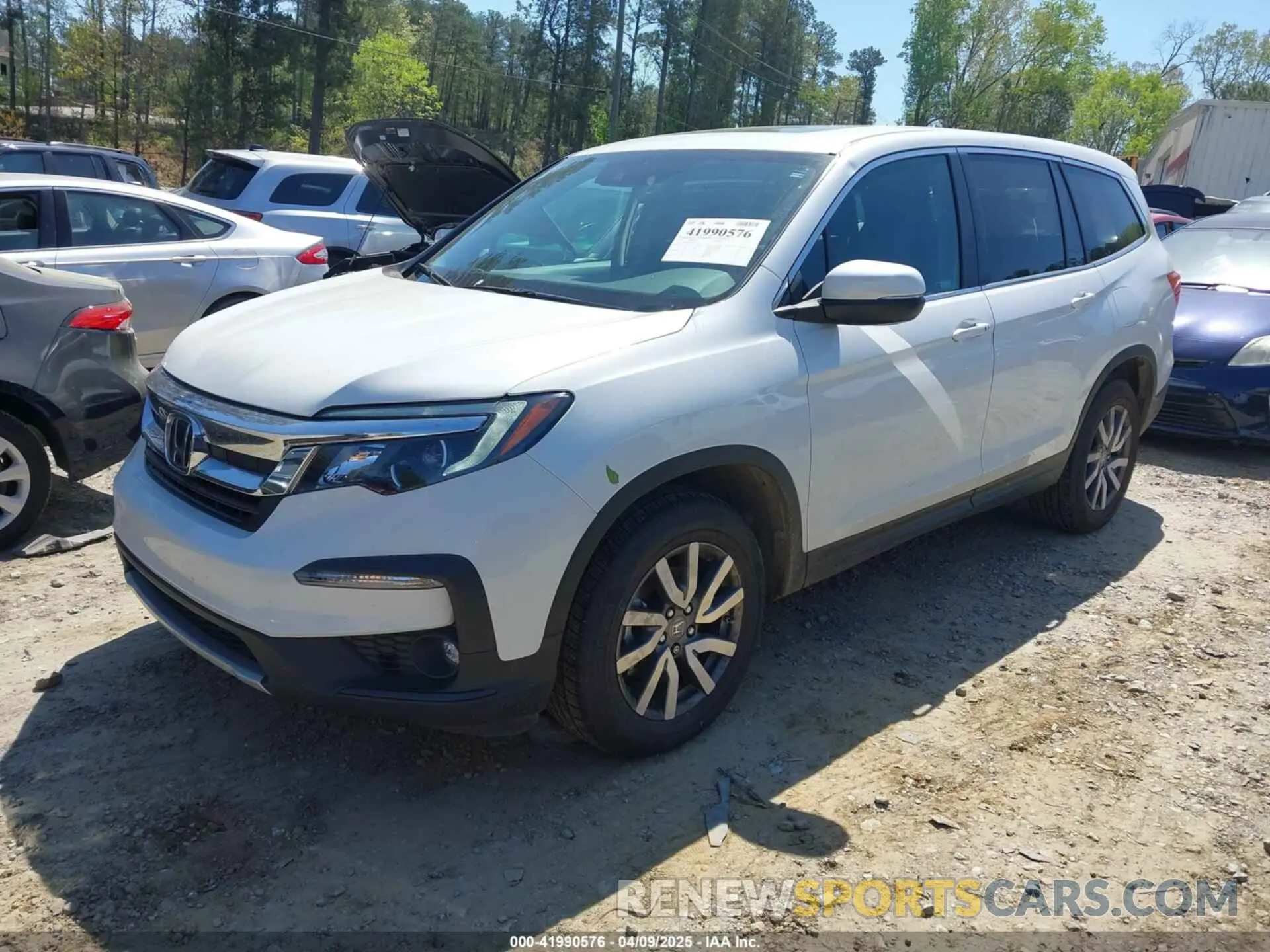 2 fotografías del automóvil dañado 5FNYF6H51NB014258 HONDA PILOT 2022