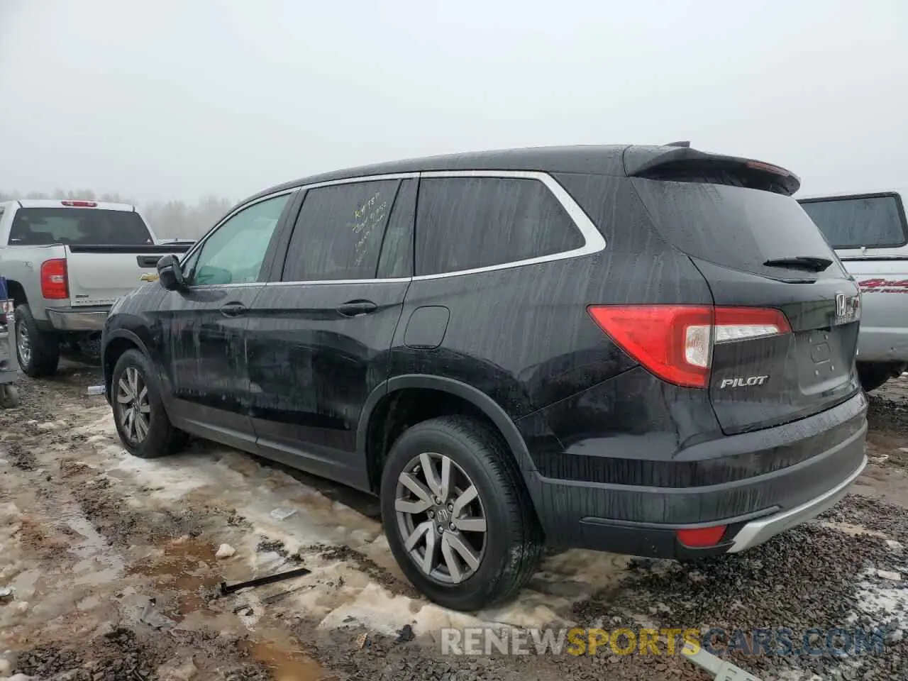 2 fotografías del automóvil dañado 5FNYF6H52NB009313 HONDA PILOT 2022