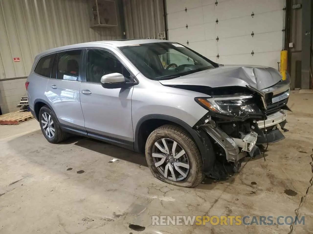 4 fotografías del automóvil dañado 5FNYF6H54NB006848 HONDA PILOT 2022