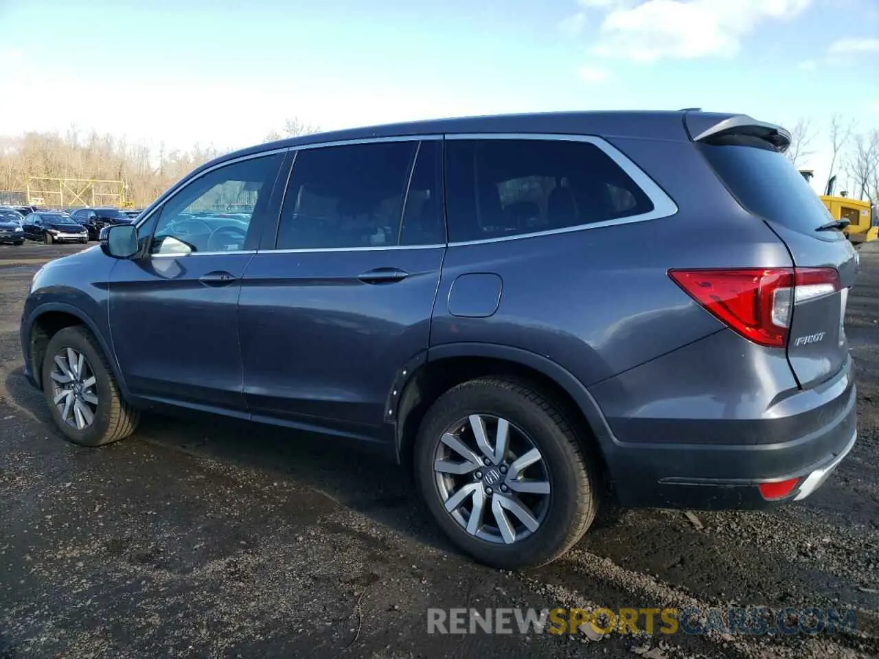 2 fotografías del automóvil dañado 5FNYF6H55NB023156 HONDA PILOT 2022