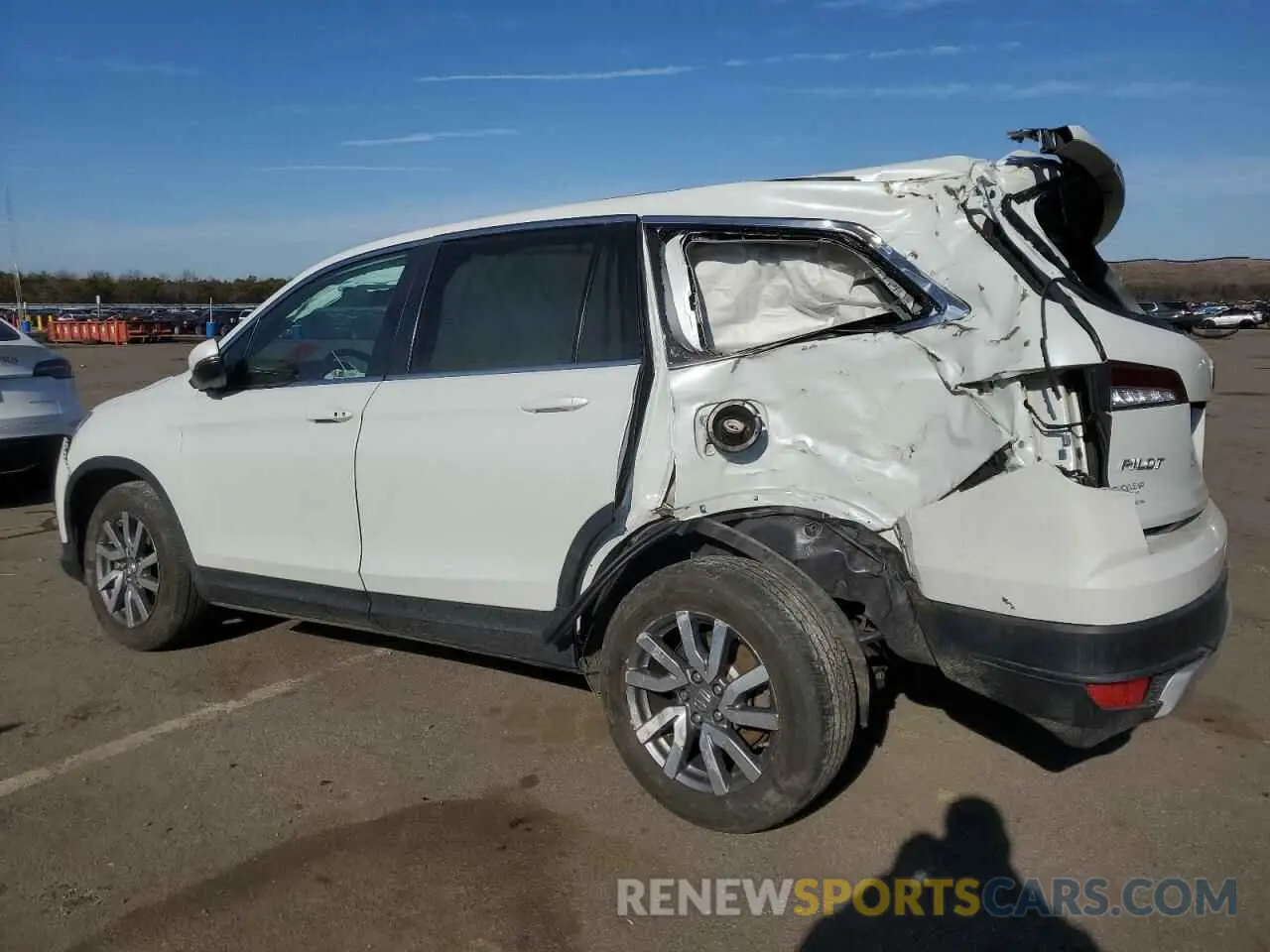 2 fotografías del automóvil dañado 5FNYF6H55NB095507 HONDA PILOT 2022